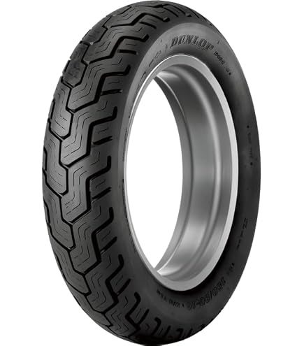 パーツ DUNLOP 120/70-17 64S D404wt 279851 Dunlop D404 Front Motorcycle Tire 120/90-17 Tube Type (64S) Black